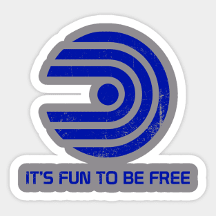 It's Fun to be Free! Sticker